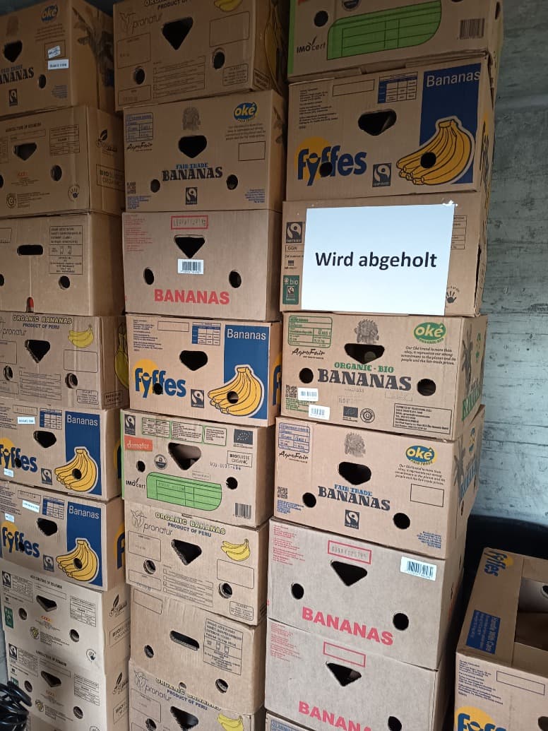 Bananenschachteln